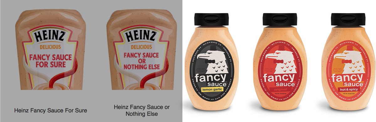 FancySauceUSA's tweet photo. @HeinzKetchup_US glad to see we got your attention. You liked our “Fancy Sauce” so much you decided to use the name! Imitation is the best form of flattery... #fancysauce #forgetmkm @FancySauceUSA https://t.co/A3uKfiOtk4