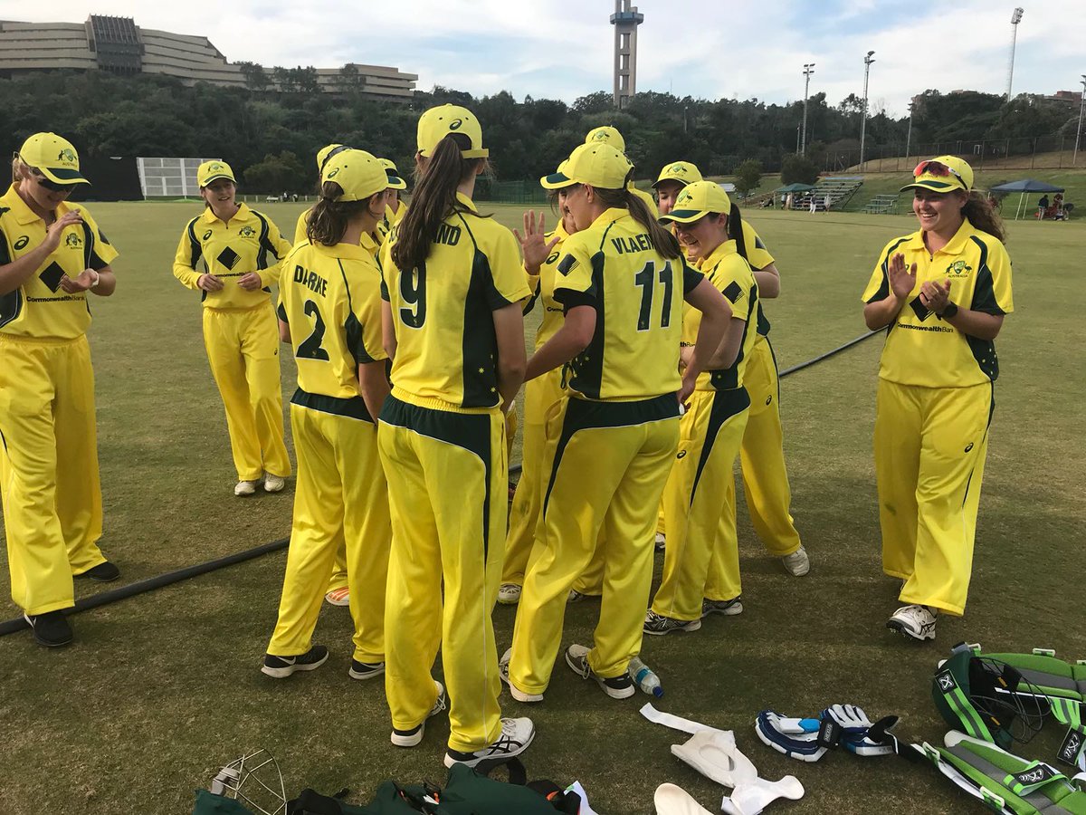 A sensational bowling performance from <a href="/cricketvictoria/">Cricket Victoria</a>'s Tayla Vlaeminck led Australia's Under 19s to victory in the Emerging Women Tri-Series last night. 
 
📰 cricketa.us/2jfSQb3