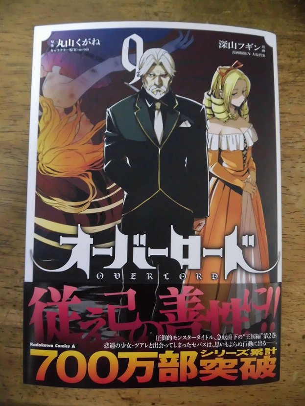 松千代 オーバーロード 漫画版９巻ゲット 初めて漫画版ゲット ソリュシャン Cvあやねる が表紙に居たのでついうっかり アニメ２期の辺りでありますね プレアデス傑作編とか出ないかな