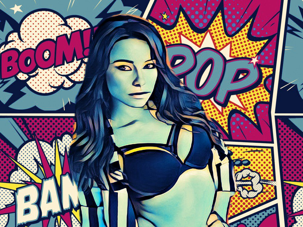 @JParkerK Comic book edit. I hope you like it, Jessica. 😊