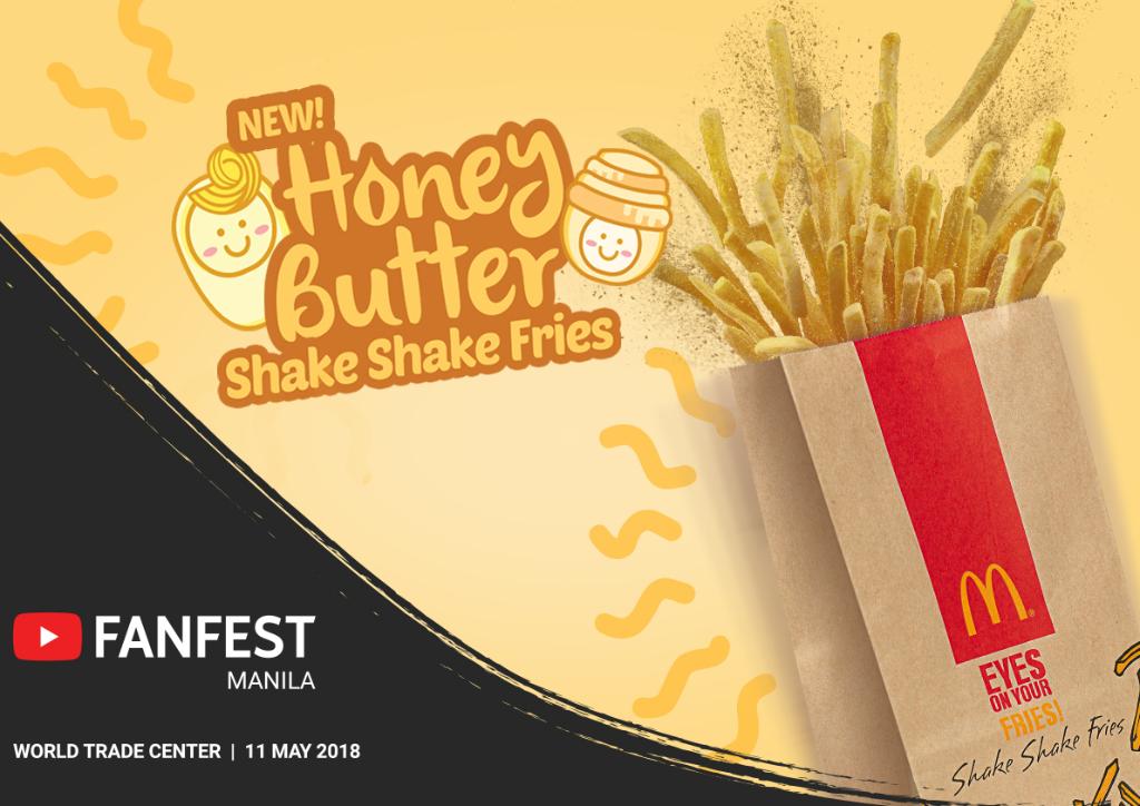 McDo_PH's tweet photo. We have those elusive YouTube Fan Fest tickets you all want to get. Just retweet this post with #McDoYTFF to get a chance to shake shake your way to #YTFFPH with a friend! https://t.co/mL9nbzEcbA