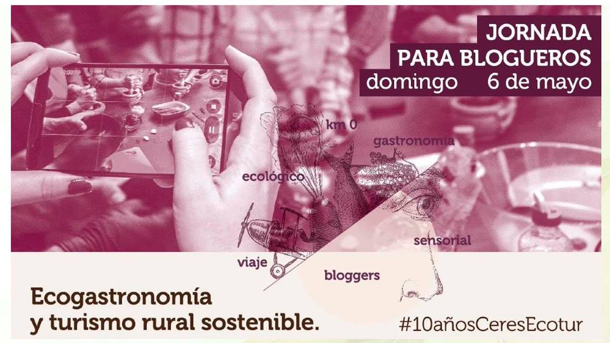 VidaSana_AVS's tweet photo. #FelizDomingo, el próximo domingo, 6 mayo a las 14:00, tenemos en #BioCulturaBarcelona este taller dirigido a #Blogueros especializados en #viajes, #turismo y #gastronomía. Incluido con tu entrada a @biocultura , para saber más ➡️ https://t.co/q8at2xHcIF https://t.co/WsQ1oqhLVq