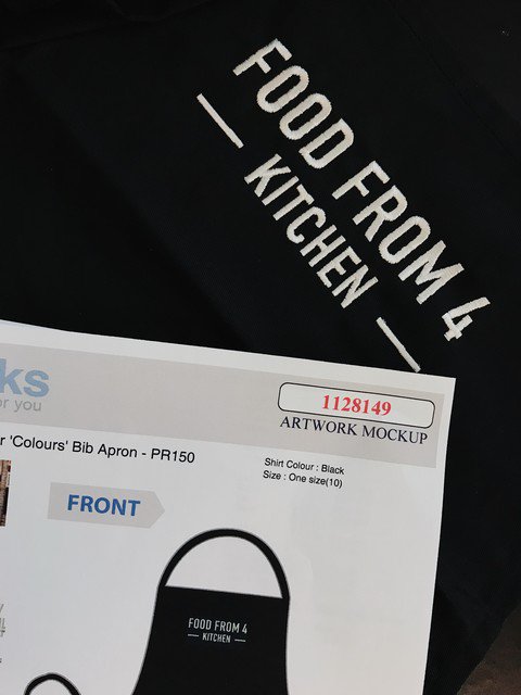 ShirtworksLtd's tweet photo. Food from 4 kitchen aprons.
.
.
Need some garments customised?Let us know ☎️📧
.
.
#industrialembroidery #sewhappy #ethicalthreads #shirtworks #poloshirt #madeira #stitching #embroidery #embroiderylove #embroideryshirt #machinembroidery https://t.co/namA1H3Npp