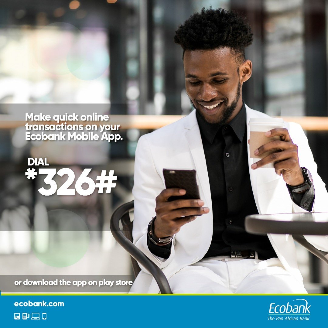 ecobank_nigeria's tweet photo. No need to stress when you make payments with ease. Simply dial *326# or download Ecobank Mobile App on app store or play store.
#GoXpress
#XpressYourself https://t.co/21Z7X2VaGS