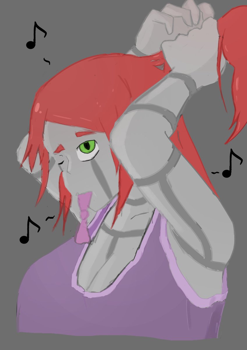 Doolahann On Twitter Daily Sketch Of Alice Tying Her Hair Up