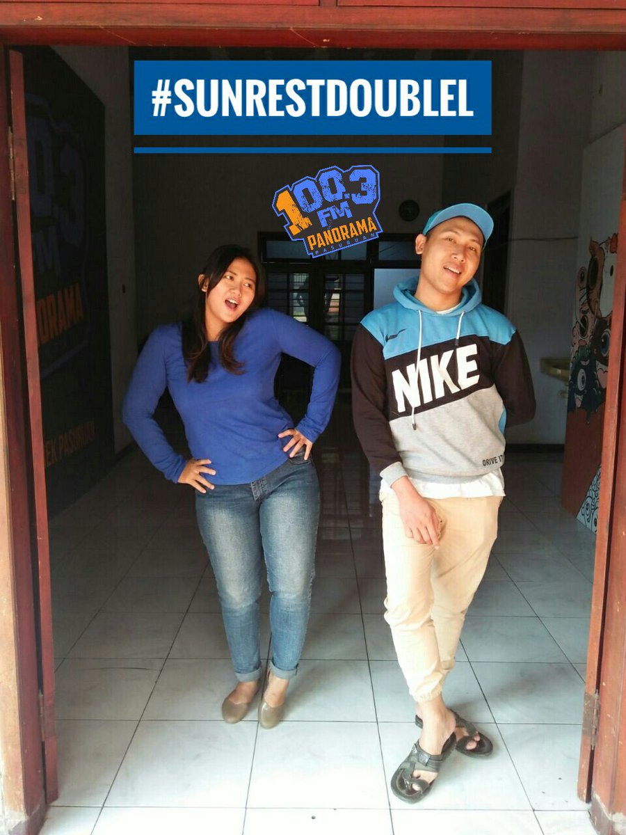 panoramafm1003's tweet photo. Sore Hore Sobat Panorama.!!
Ketemu lagi bareng Lia Aurora n Lilo Rasdi yang siap ngancani kamu sampai 6 sore nanti di #SunRestDoubleL

Kali ini kita ngobrolin tentang akhir bulan ya. Apa yang paling kamu sebelin di akhir bulan ini Sobat Panorama? Hayo jawab yang jujur lho ya.. https://t.co/X0KQ1mX0tc