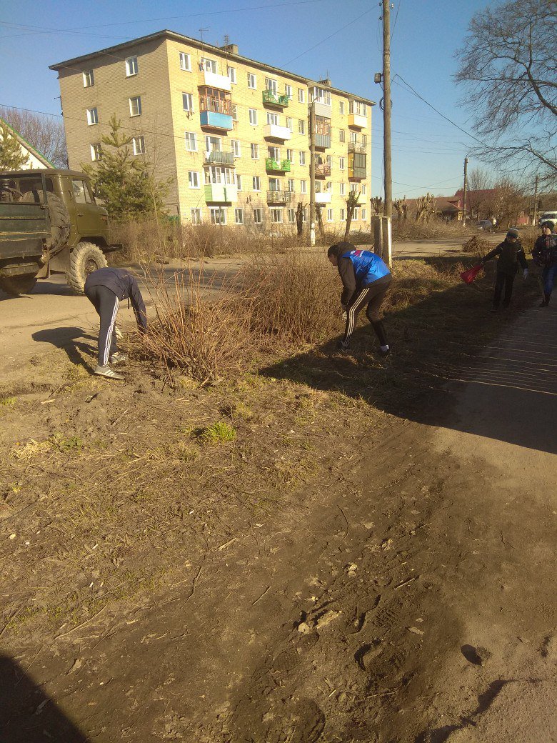 мероприятия по уборке города продолжаются!