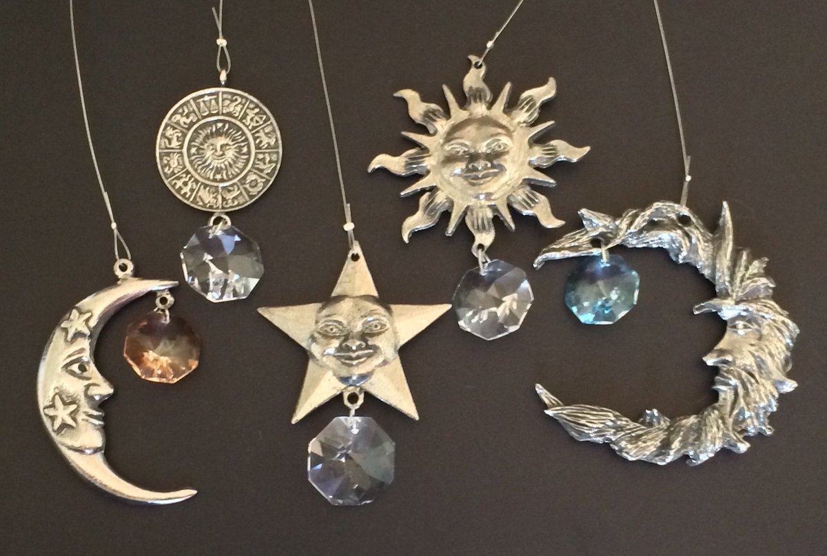 PewterMagic's tweet photo. #Celestial #Sunsprites #Sun #Moon #Stars #UniqueGifts For The #Astronomer #SkyWatcher In Your #Life! #Wholesale #Retail #Swarovski #Crystals #Collectables #Decor #homestaging #HomeDecor https://t.co/d5vBUuehKX