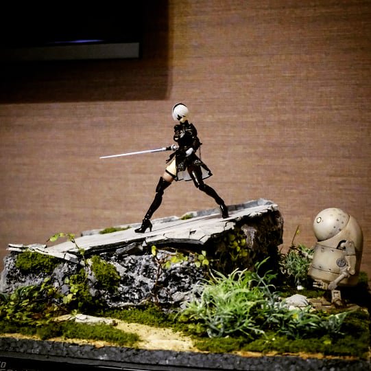開店記念セール! 春の新作 ニーアオートマタ 2B ジオラマフィギュア