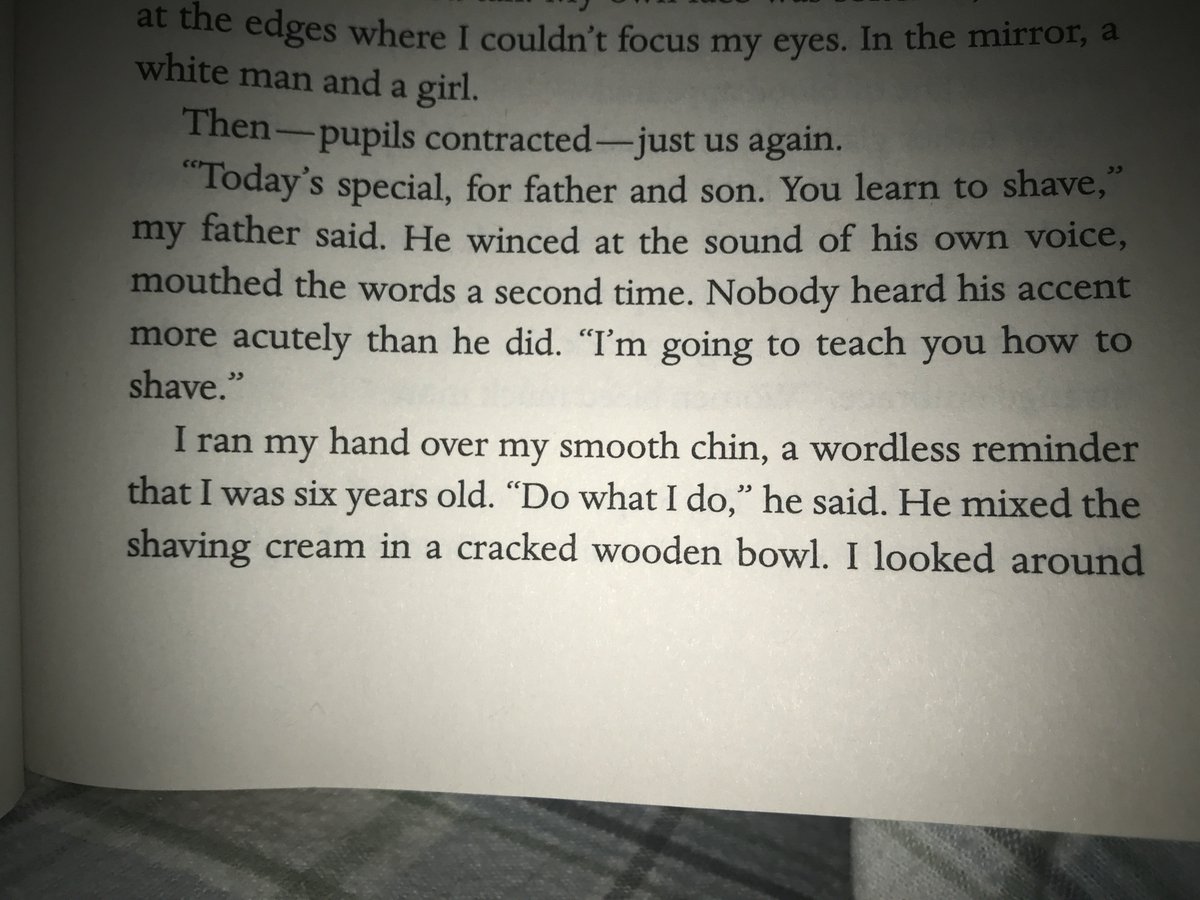 Noeliloz's tweet photo. Teaching a six year old to shave 🧐 well that’s different. Who caught this?  #eng178 https://t.co/l4lJZe4btu