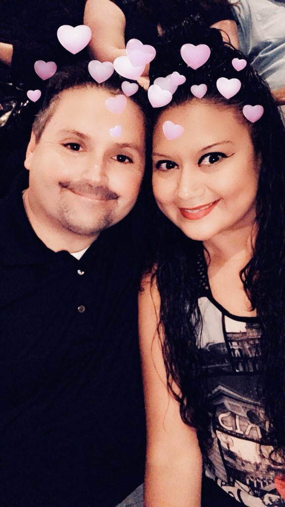 MikeandJes's tweet photo. Date night #snapchatfilter #funwithfilters #selfietime #datenight #withmylove #handsomedate #husbandandwife https://t.co/1QY9x37XMv