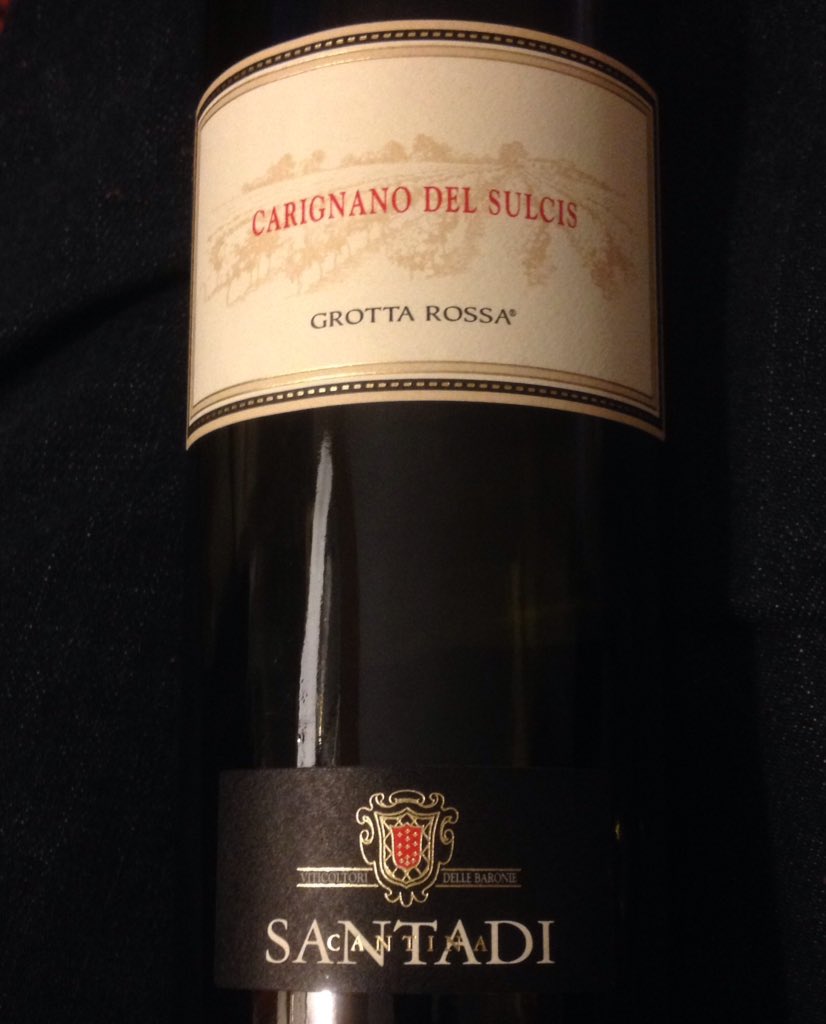 RobsonWine's tweet photo. Cantina SANTADI 2015 
CARIGNANO del SULCIS 
@CantinaSantadi 
glorious carignano richness and breadth, amazing pairing with this bold, dark and delicious one dish  
https://t.co/9YoNwtLUi7
@EmpsonCanada https://t.co/UOFpZJopD9