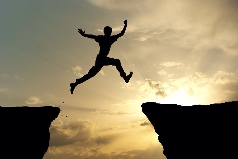JohnMcGrathMB's tweet photo. If you are to become the greatest 
version of Yourself, you will
Have to take a leap
of Faith.

#Faith
#WeekendWisdom
#Motivation #Inspiration https://t.co/5s3EMokvFO