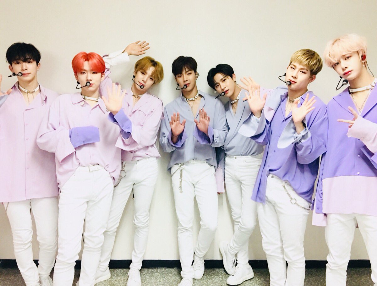 MONSTAXMY's tweet photo. [#MONSTA_X]
180429 #MONSTAX
#SBS #Inkigayo
#JEALOUSY stage complete✔️

Thank you to all the fans for showing lots of love and support until the last #JEALOUSY stage! 

#ThankYouMonbebe #LetsMeetAgainSoon #Monbebe https://t.co/XPnQPemR0I