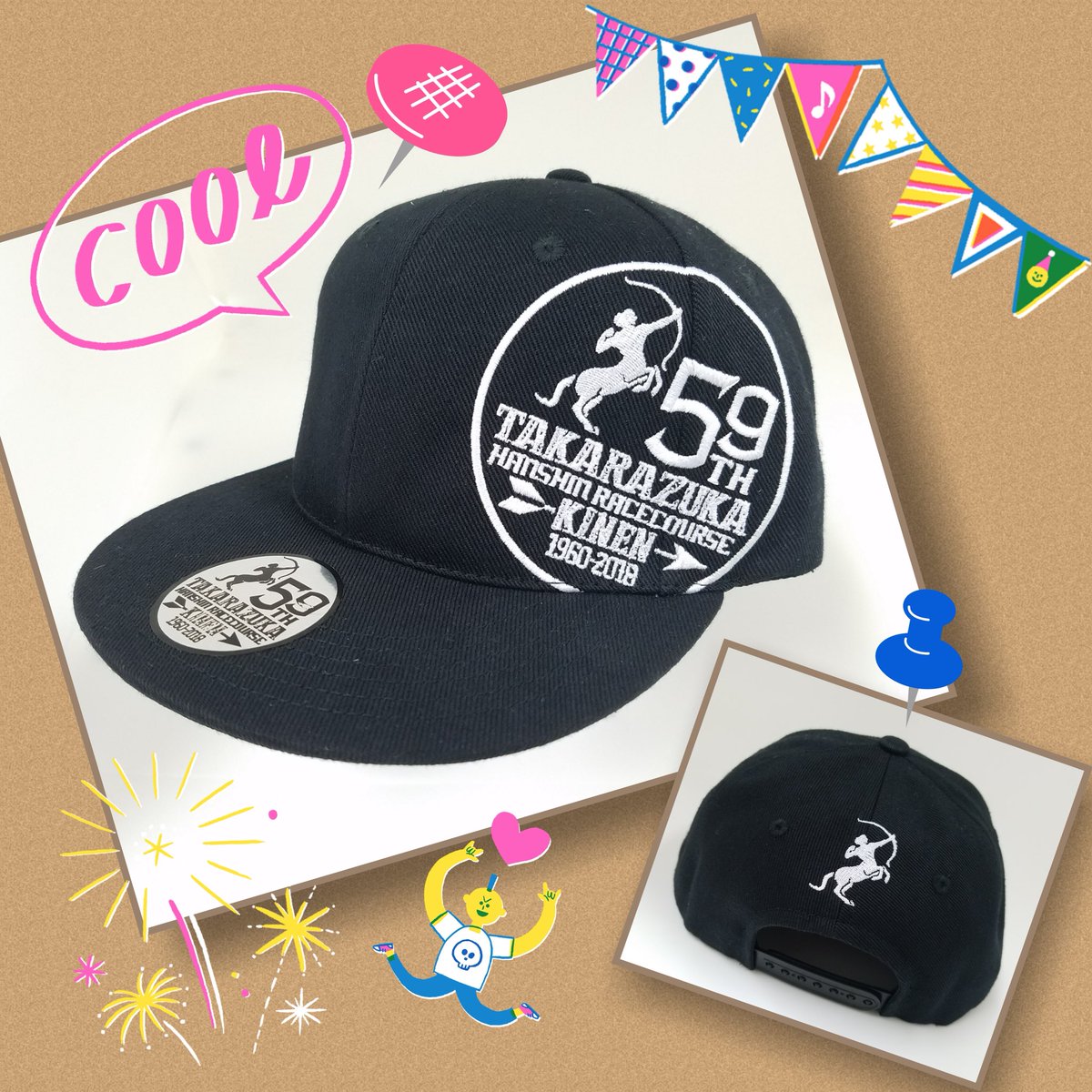 ターフィーショップ Jra競馬グッズ A Twitter 新商品予告 6 2発売の宝塚記念グッズを現在開発中 今年のキャップ はベースボールキャップです 宝塚記念 ベースボール キャップ ベボキャ 帽子 阪神 競馬場 競馬グッズ