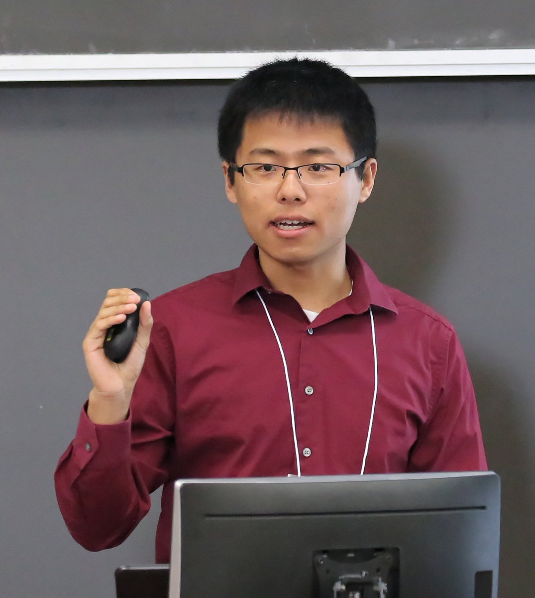 heinrich_lab's tweet photo. Our @UCDavisCoE undergraduates at their best:  Presenting at the 2018 @ucdavis Undergraduate Research Conference are Shonit Sharma @silvalabUCDavis, Michael Agung (Marcu lab), Osamu Yasui @kentleach5 @LeachLabUCD, Zhiyu (Hugh) Xiao @heinrich_lab. https://t.co/bo8BVYfGsb