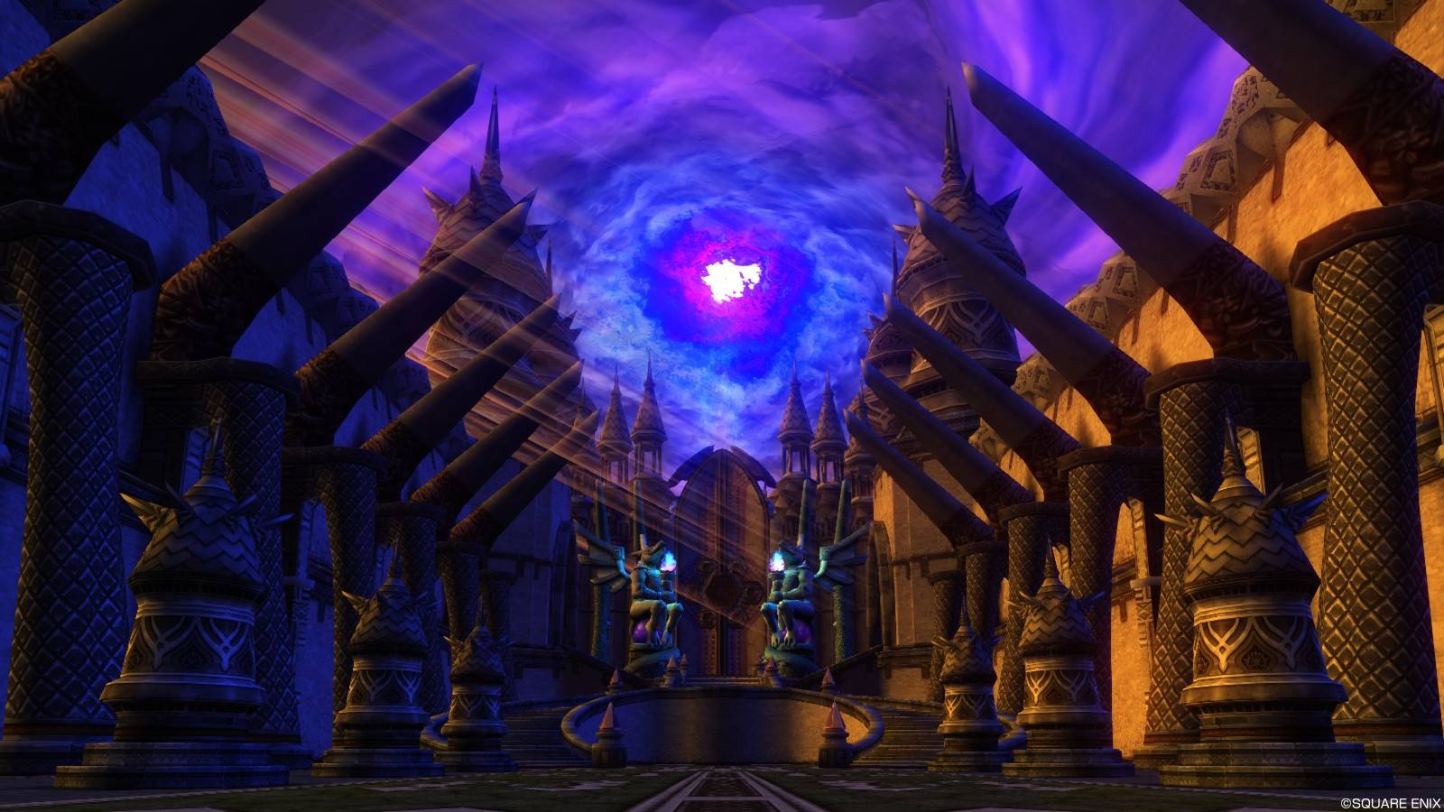 アリーゼ リリーシェ Dq10 神墟ナドラグラムより ドラクエ脱出写真 邪悪な洞窟内部で投稿 ラストダンジョンというフレーズを聞くと思いつく場所 洞窟でもないしおどろおどろしくもないんだけどね Dq10の世界でラストっていうとこの場所かな Dq10