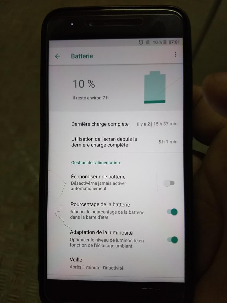 frisaq1's tweet image. #xiaomi #MiA1 on  #francokernel without Sim 
with wifi on 
SOT 5hr 
total time 2days 15 hr still have 10%