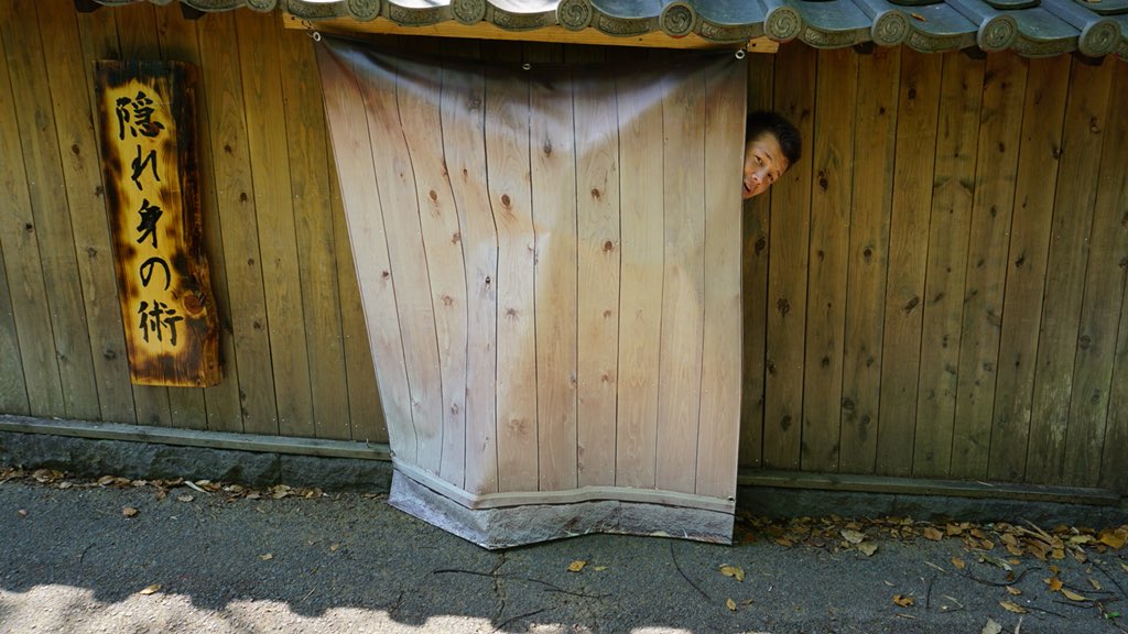HubHumphrey's tweet photo. In my free time...I like to hide behind fake walls! ๐ฏ๐ต
#inmyfreetime https://t.co/nZL7TK8n0a