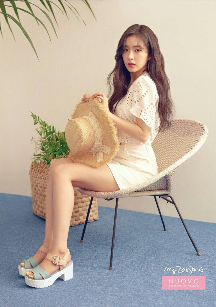 5REDVELVET's tweet photo. 180429 #IRENE x Nuovo Summer Campaign https://t.co/3PKPhugzUh