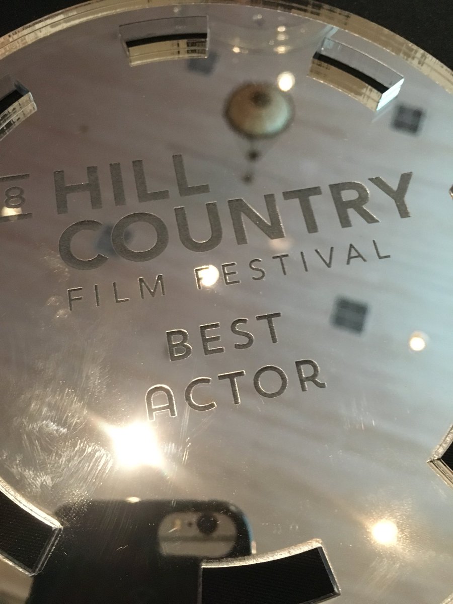 Thank you @HC_Film_Fest for your Best Actor award for my part in #AnAmericanInTexas • I’m honored. An American In Texas should be on Netflix by the end of the year!