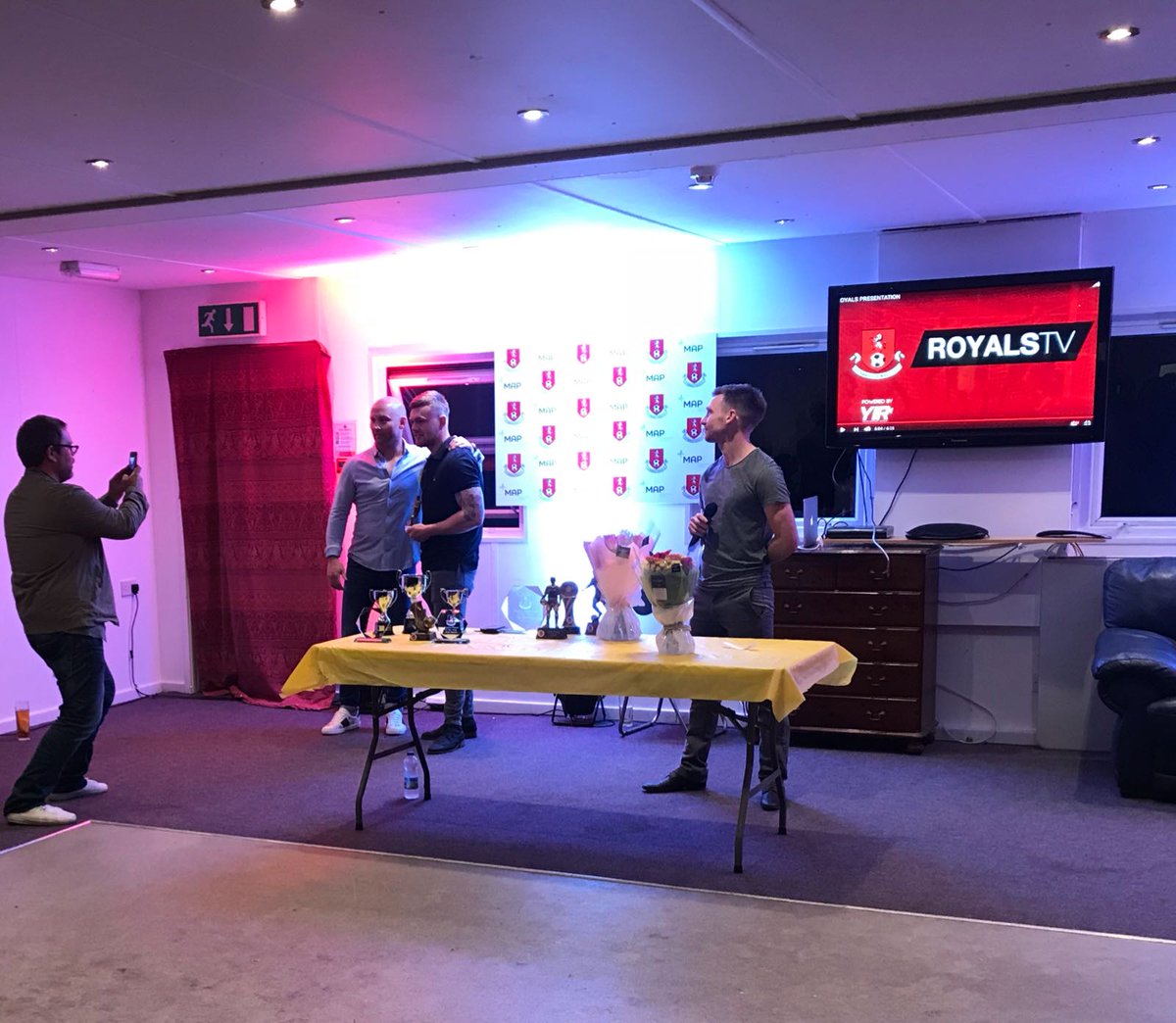 thebourneys's tweet photo. Big personal thanks to many last night at presentation evening. Amazing group of players and staff. Special thanks to @PaulWheelerMAP 
For his support to us all at the club.
Bring on cup final https://t.co/ez9ZxD4eO6