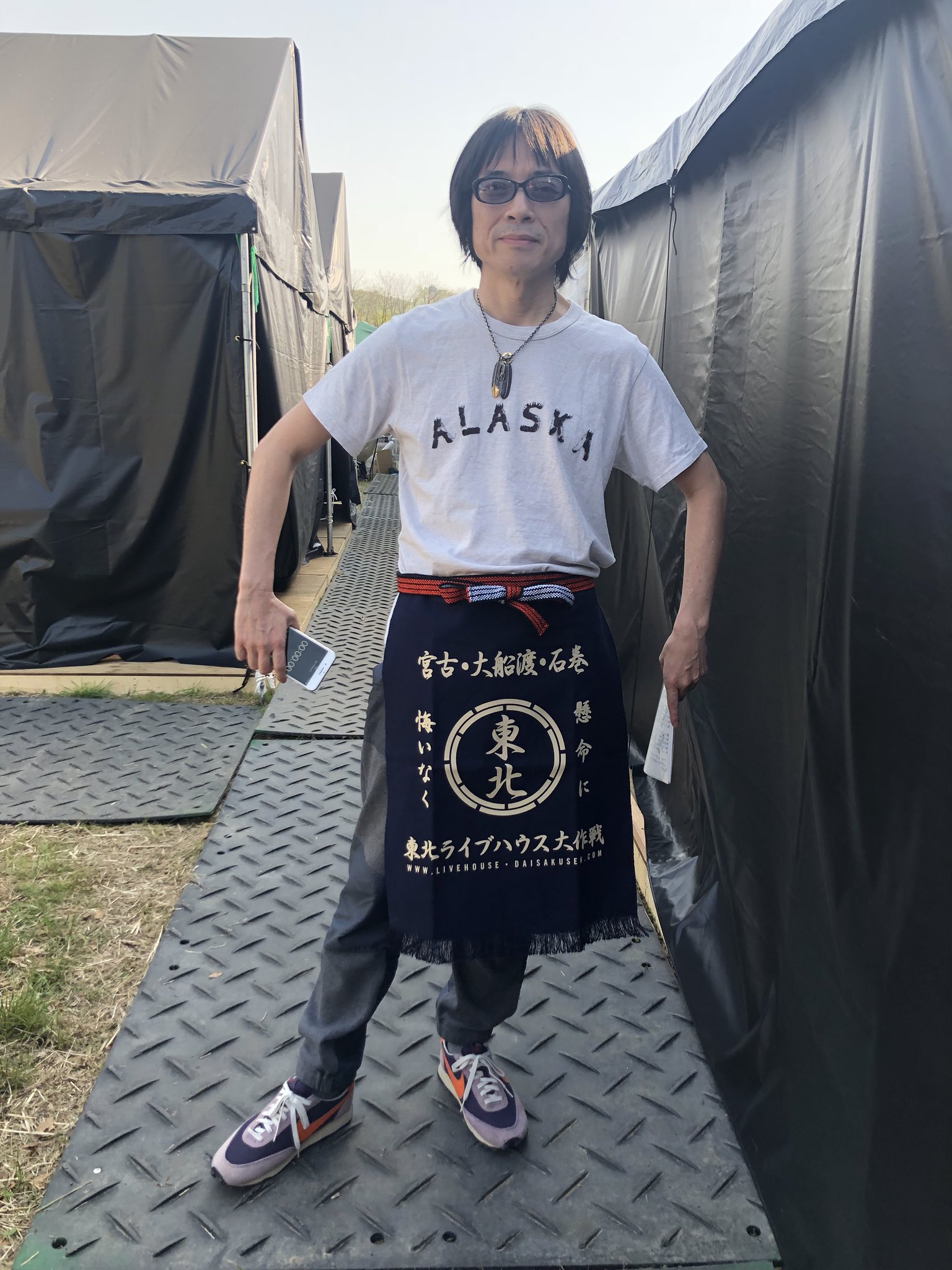 brahman 東北ライブハウス大作戦　前掛け 東北ライブハウス大作戦 前掛け ハイスタ 横山健 ブラフマン