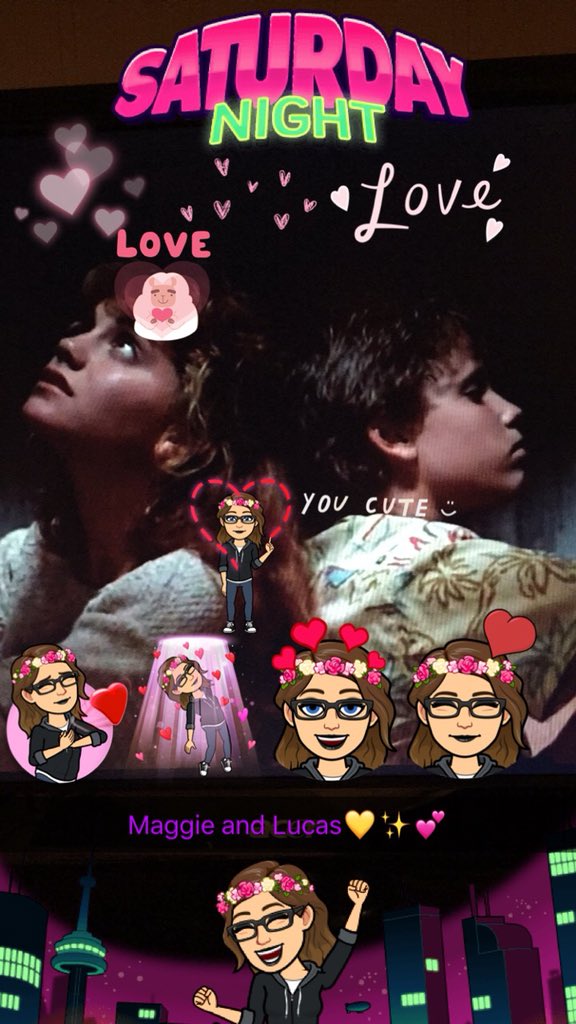 80squeenhaim's tweet image. Maggie and Lucas💛✨💕 #lucas1986 #maggie #lucas #kerrigreen #COREYHAIM