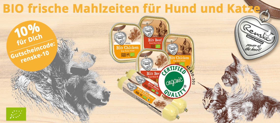 leckerchen24's tweet photo. BIO frische Mahlzeiten für Hunde und Katzen. Jetzt neu bei Renske Naturfutter und Leckerchen24.
SKAL zertifiziert, reich an Omega 3, 100% kontrolliert biologische Zutaten - jetzt mit 10% EInführungsangeboten bei uns unter https://t.co/zBvqX4uykg https://t.co/gkIVmm5Sw9