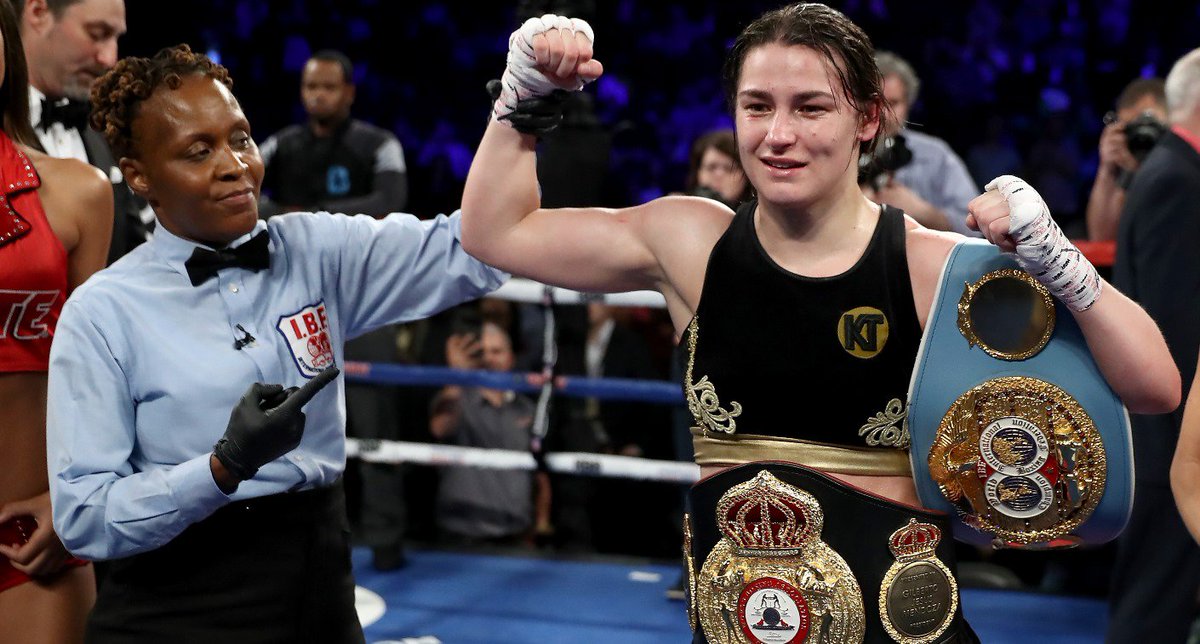 🥊 9 fights
👊 9 wins
💪 IBF &amp; WBA World lightweight unified champion

🇮🇪 Katie Taylor 🇮🇪