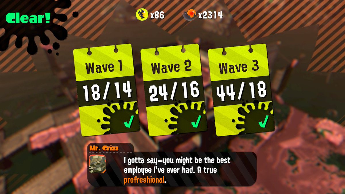 TvSonicx's tweet image. So many eggs for one wave. #BigTreez #Fromage #Koolc #Splatoon2 #NintendoSwitch