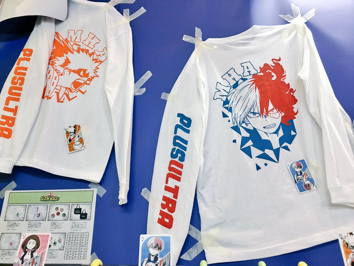 Twitter पर ｖジャンプ編集部 超会議 僕のヒーローアカデミア Journal Standard コラボアイテム 轟 のロングスリーブtシャツ買いました 色とデザインがかっこいい ミヤザッティ ヒロアカ