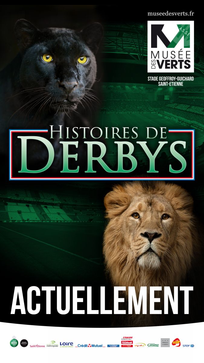 leclem92's tweet photo. #MUSEEDESVERTS #ASSE #ALLEZLEZVERTS #OL Magnifique expo sur THE derby. Bravo pour ce beau moment de partage https://t.co/7gfcMxD5Su