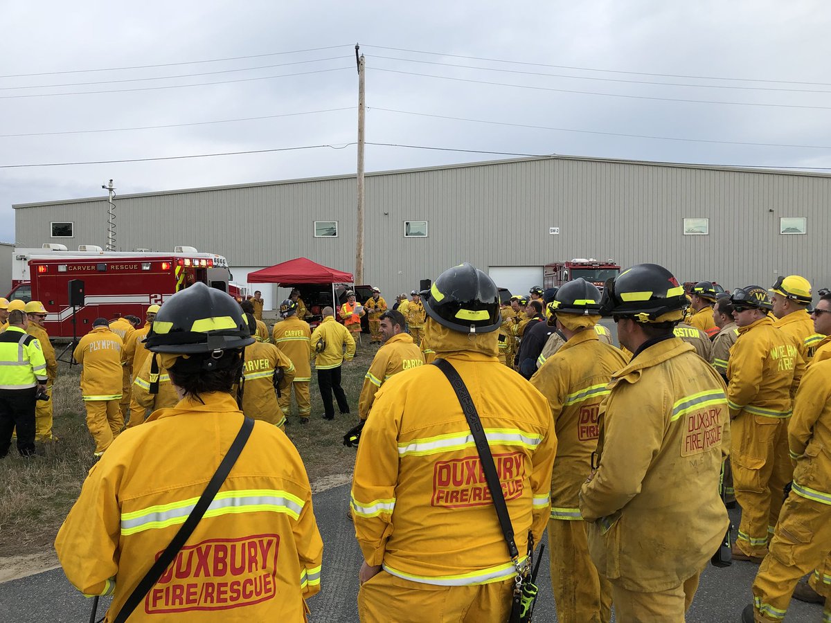Today DXFD is taking part in <a href="/Carver_FD/">Carver Fire</a> annual Brushbreaker drill. This drill has many real world stations that prepare our FF’s for situations found in the woods at brush fires. #partnership #training