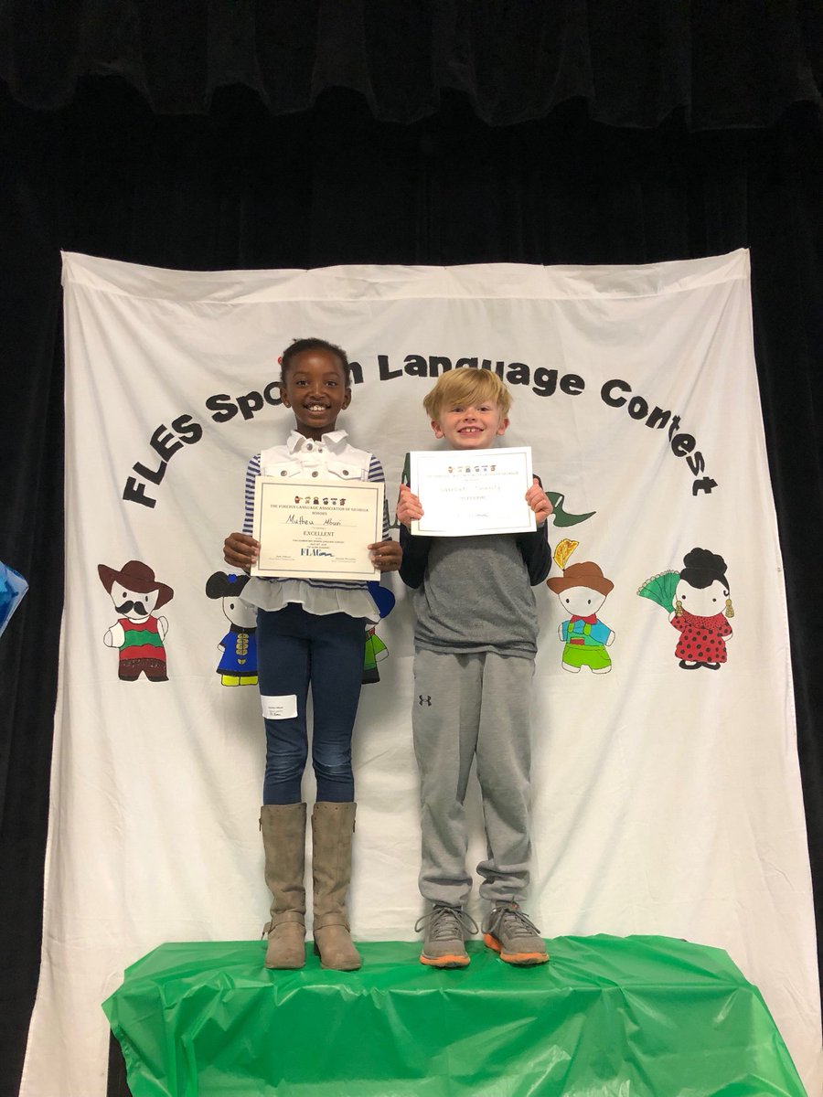 JacksonESFrench's tweet photo. Annual FLES Spoken Contest was a great success. Eight students from Warren T. Jackson participated in French @WTJPrincipal @APatWTJ @APSWorldLang @CarstarphenMJ https://t.co/LOZBSMm0De
