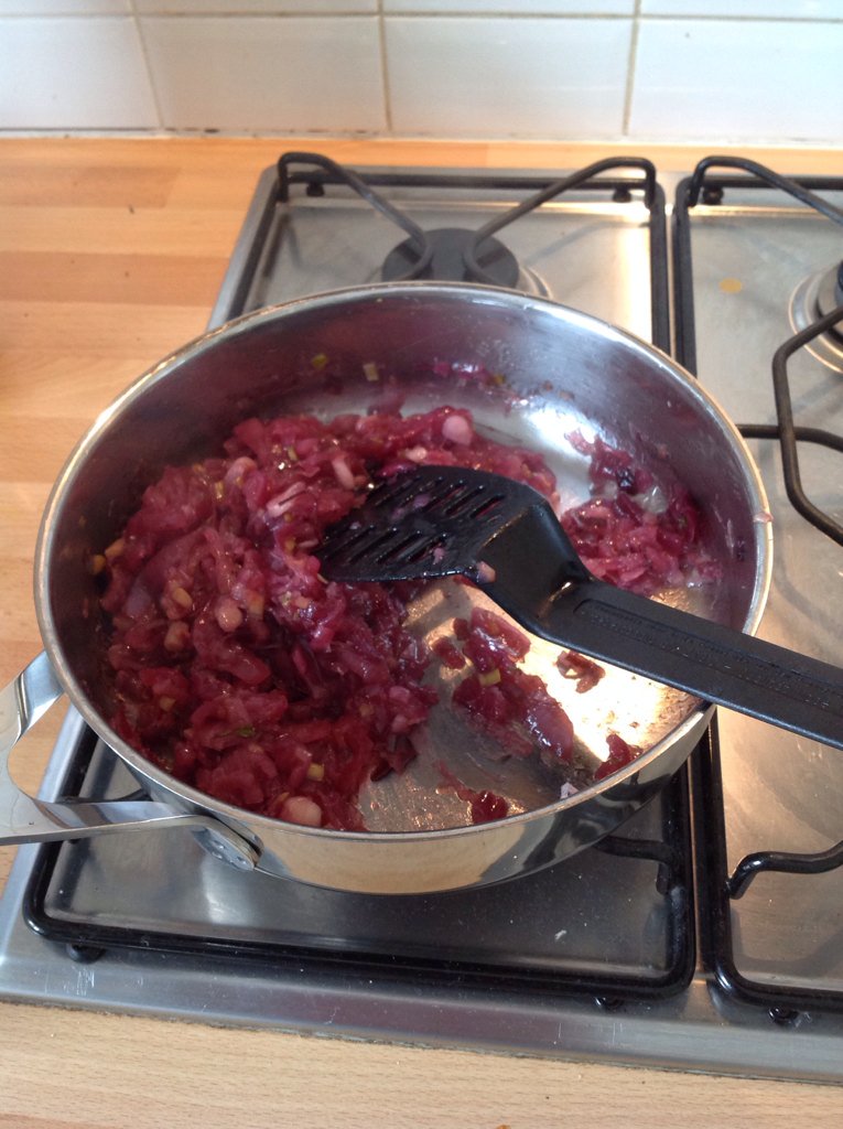 Making #allotment grown red onion marmalade 😊