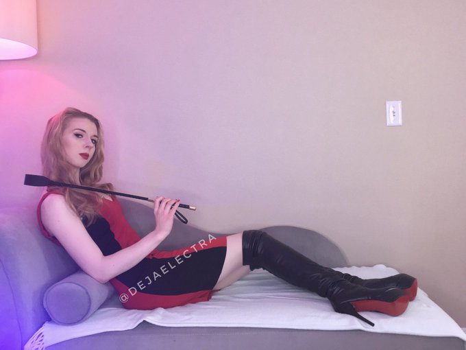 I love spending #SundayMorning lounging on My couch in My sexy thigh high boots with My riding crop in<a href="/tag/sundaymorning"class="tags">#SundayMorning</a><a href="/tag/femdom"class="tags"><span>#femdom</span></a><a href="/tag/bootfetish"class="tags"><span>#bootfetish</span></a>