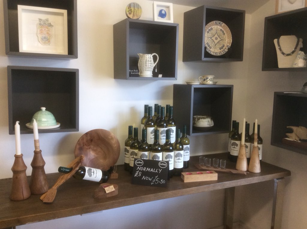 Earlams's tweet photo. Thanks to #Styal neighbours Halo for our new display table. Visit #Earlams and see our new Spring stock. https://t.co/AXKnaH4eR3