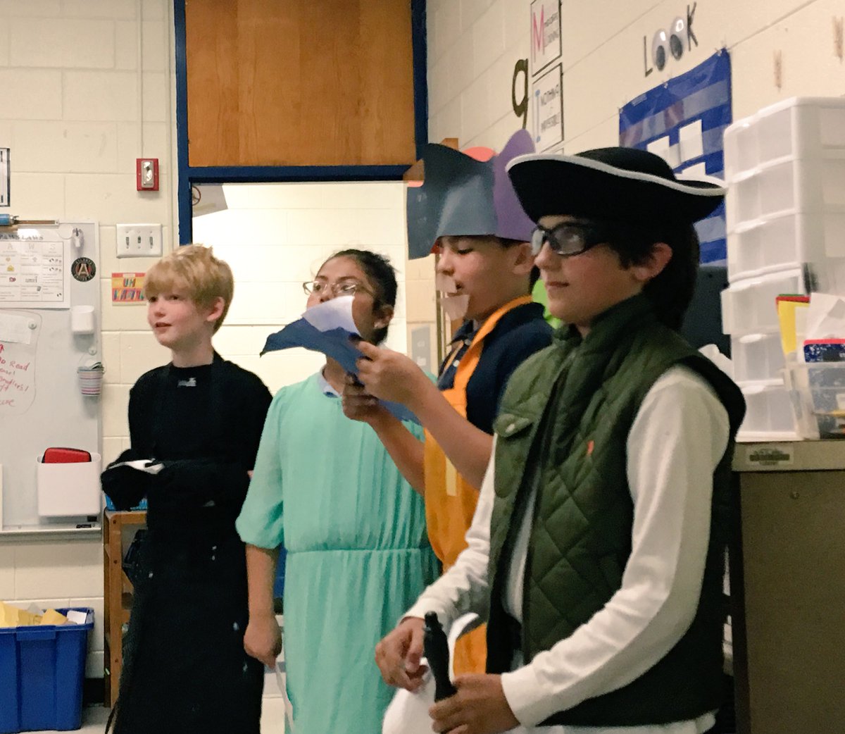 mrssirinek's tweet photo. Sharing my our colonial monologues with friends and family. Thank you @alliancetheatre @SDE_principal https://t.co/vEVhx3TxvA