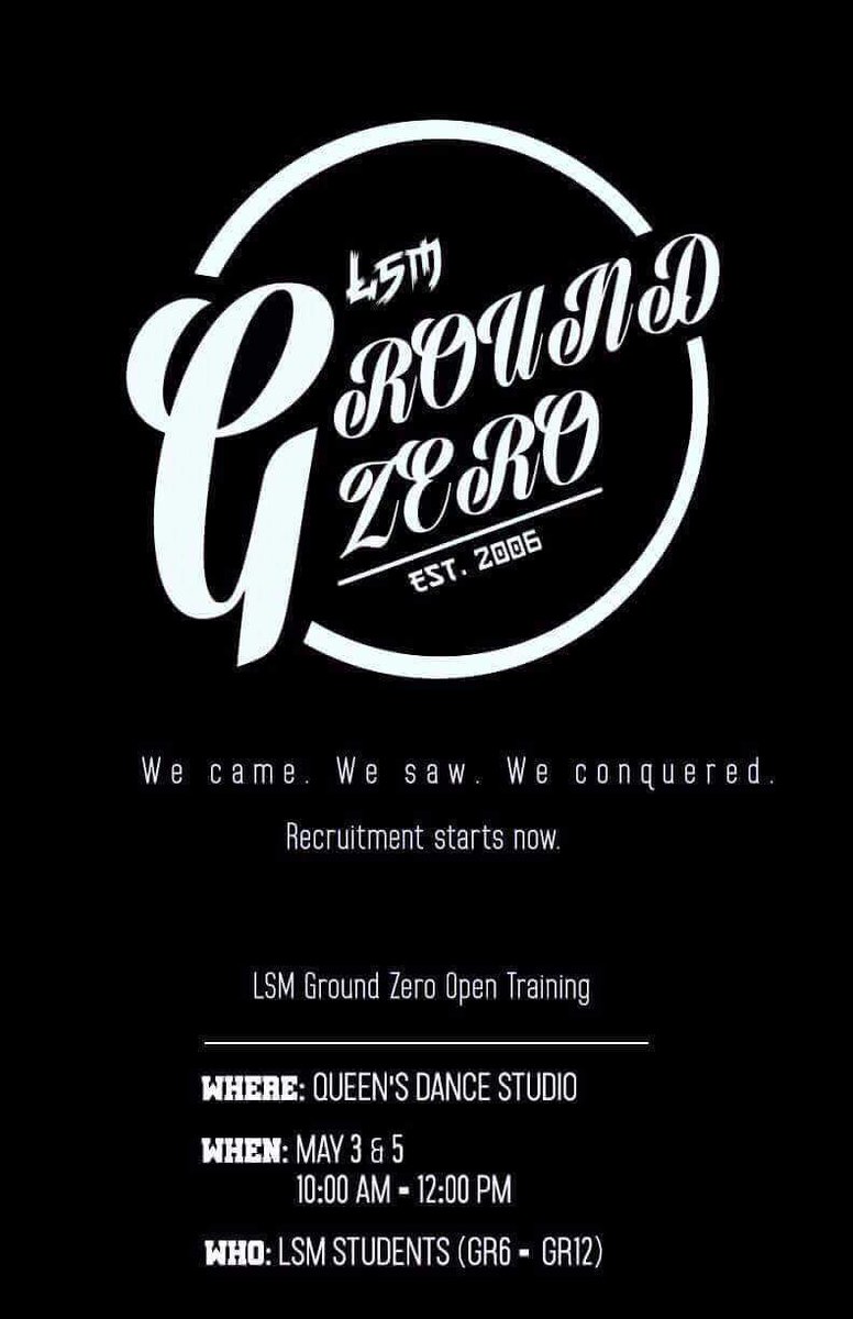 LSMGroundZero's tweet photo. Finding ways to enjoy your summer? LSM Ground Zero is having an open training to those who want to join the family! Check this poster for details 😉 https://t.co/2kpKClNTHH