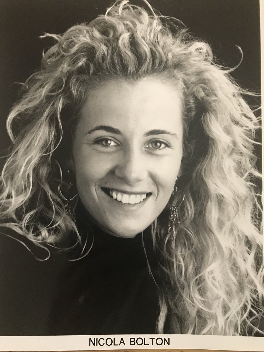 _nickybolton's tweet image. Fresh faced and rockin’ my 80’s hair. #Firstheadshotday