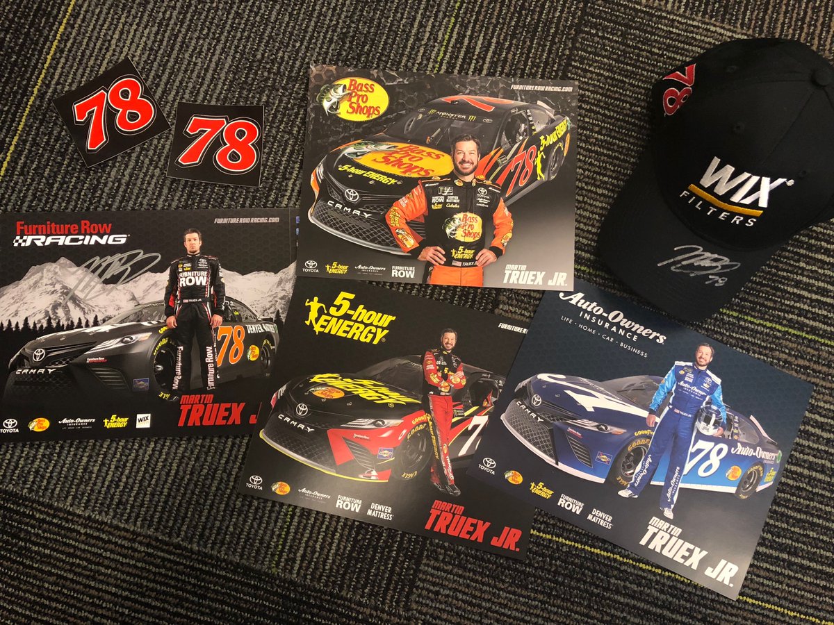 FalciAdaptive's tweet image. 🧢 FLASHBACK PRIZE PACK 🏆 
Win this autographed victory lane hat worn by @MartinTruex_Jr!!! How?
👉 Follow @denvermattress 
👉 Retweet this post

Good luck! #WeAreFurnitureRow