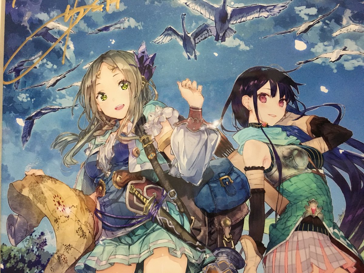 yuusuke_1108's tweet photo. フィリスちゃんアート届きました☺️
今までのグッズにおいて最高峰です🍀
フィリスちゃんとリア姉が可愛すぎる！輝いてる！
フィリスちゃん大好き！！！！ヾ(≧︎∇︎≦︎*)/
ゆーげんさん直筆サインもあり本当の本当に幸せです。
ずっと大切にしなきゃね(๑>◡<๑)
#ガストショップ
#アトリエシリーズ https://t.co/TwhOd6Y148