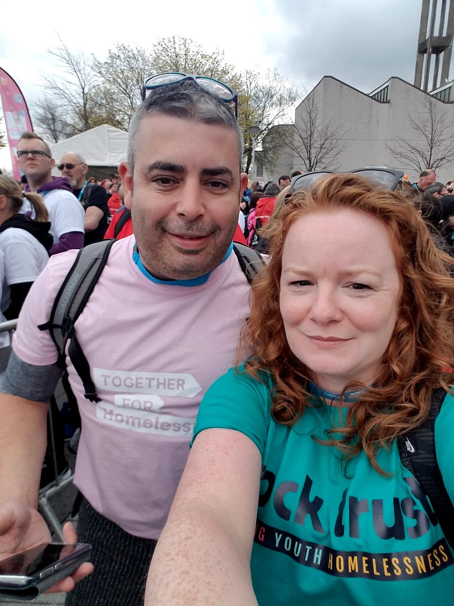 RockTrust_Kate's tweet photo. Woohoo @RockTrust_tweet! I am walking for @T4Homelessness in today's #kiltwalkglasgow with @cjsmith2407 and it's packed! https://t.co/JlwC3MflQw