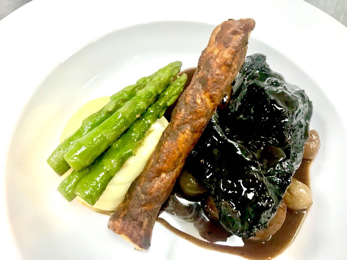 fairhursts's tweet photo. Something special for Sunday lunch?  Lovely Braised Ox Cheek :-)  YUM! https://t.co/5A1HL2xy7U