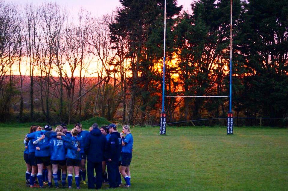 And so the sun sets on another season for @HwestLadiesRFC 
We may not always win, but there’s no other team I’d rather be a part of #bluesfamily #sundaysisters #ladiesrugby #westisbest