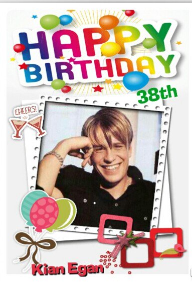 Happy Birthday 38th Kian Egan          