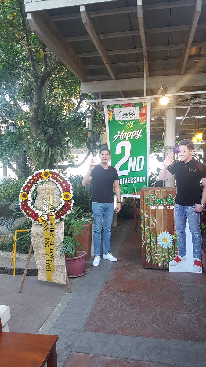 Happy 2nd year anniversary Concha's Cafe, Cliffhouse - Tagaytay.