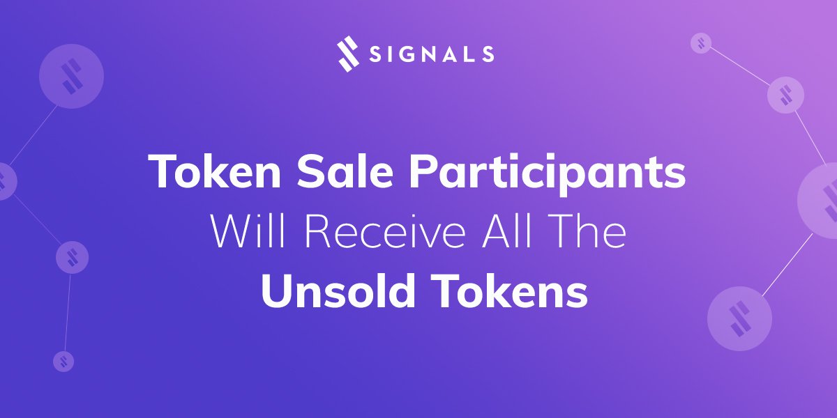 Signals_Network's tweet image. Token sale participants will receive all the unsold $SGN tokens! Find out more in the blog post: blog.signals.network/how-to-benefit…