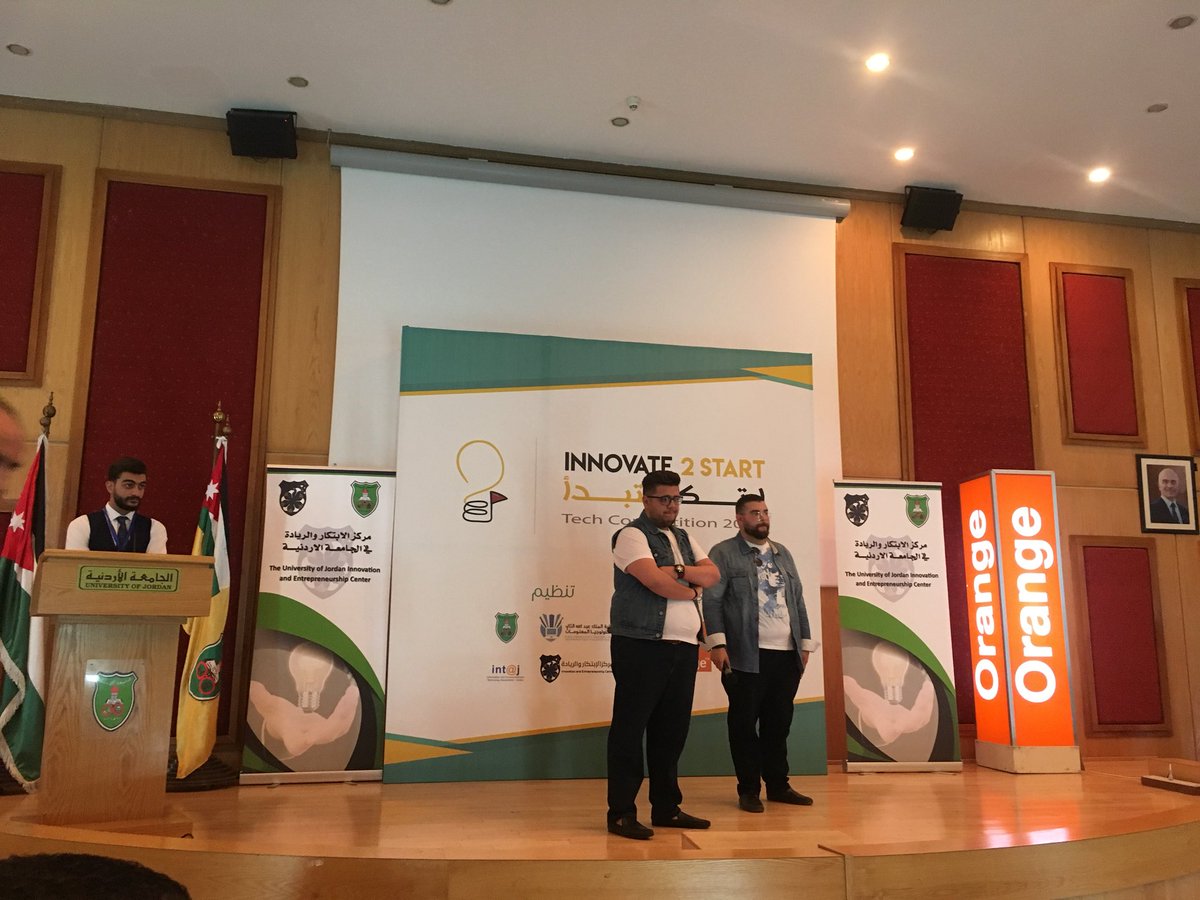 sarakasad's tweet photo. On to the next event of the day with aspiring entrepreneurs at the  @uniofjordan Tech Competition 2018 - #innovate2start #ابتكر_لتبدأ #جامعةالأردنية https://t.co/pPc872JUow